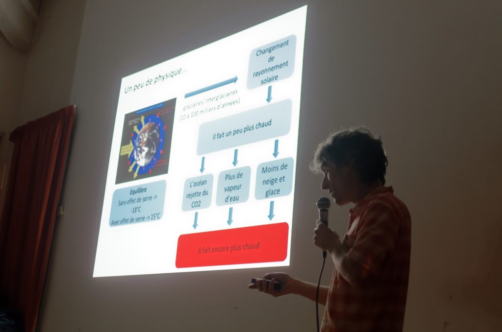 conférence climat mauriennisez vous association maurienne Martin Ménégoz Trajectories