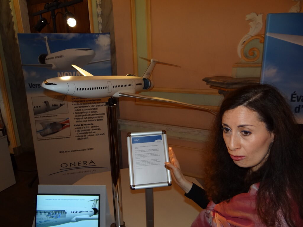 Maquette NOVA présentée lors de l'exposition des 70 ans de l'ONERA, en 2016